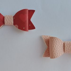 Heart and Blush Bow Set